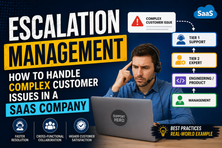 Keyword: Escalation Management in SaaS