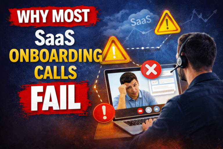 SaaS Onboarding Call Failure: Why Most Onboarding Calls Fail and How to Fix Them