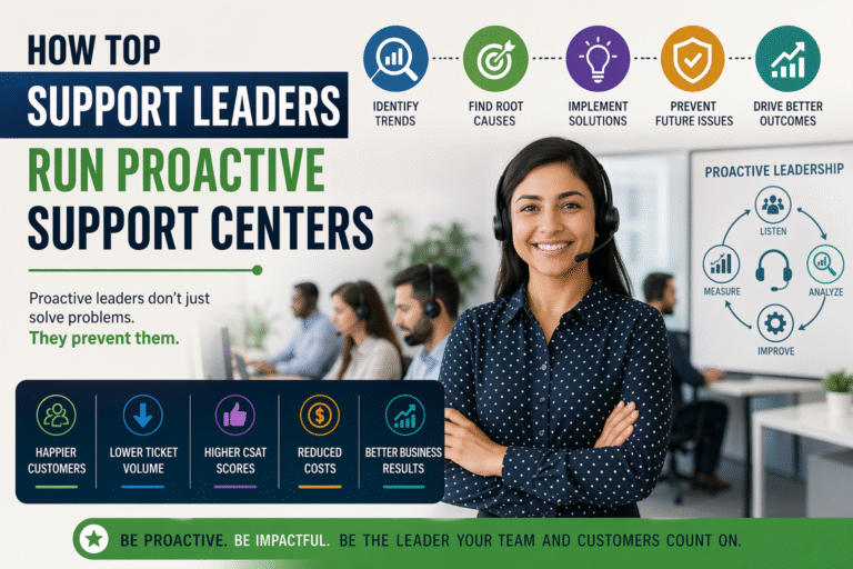 How Top Support Leaders Run Proactive Support Centers