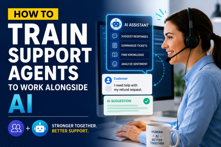 How to Train Support Agents to Work Alongside AI: A Practical Guide for SaaS Companies